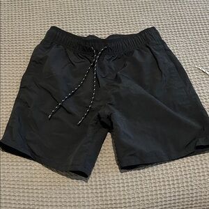 Goodfellow & Co Black and Gray Mesh Swim Shorts